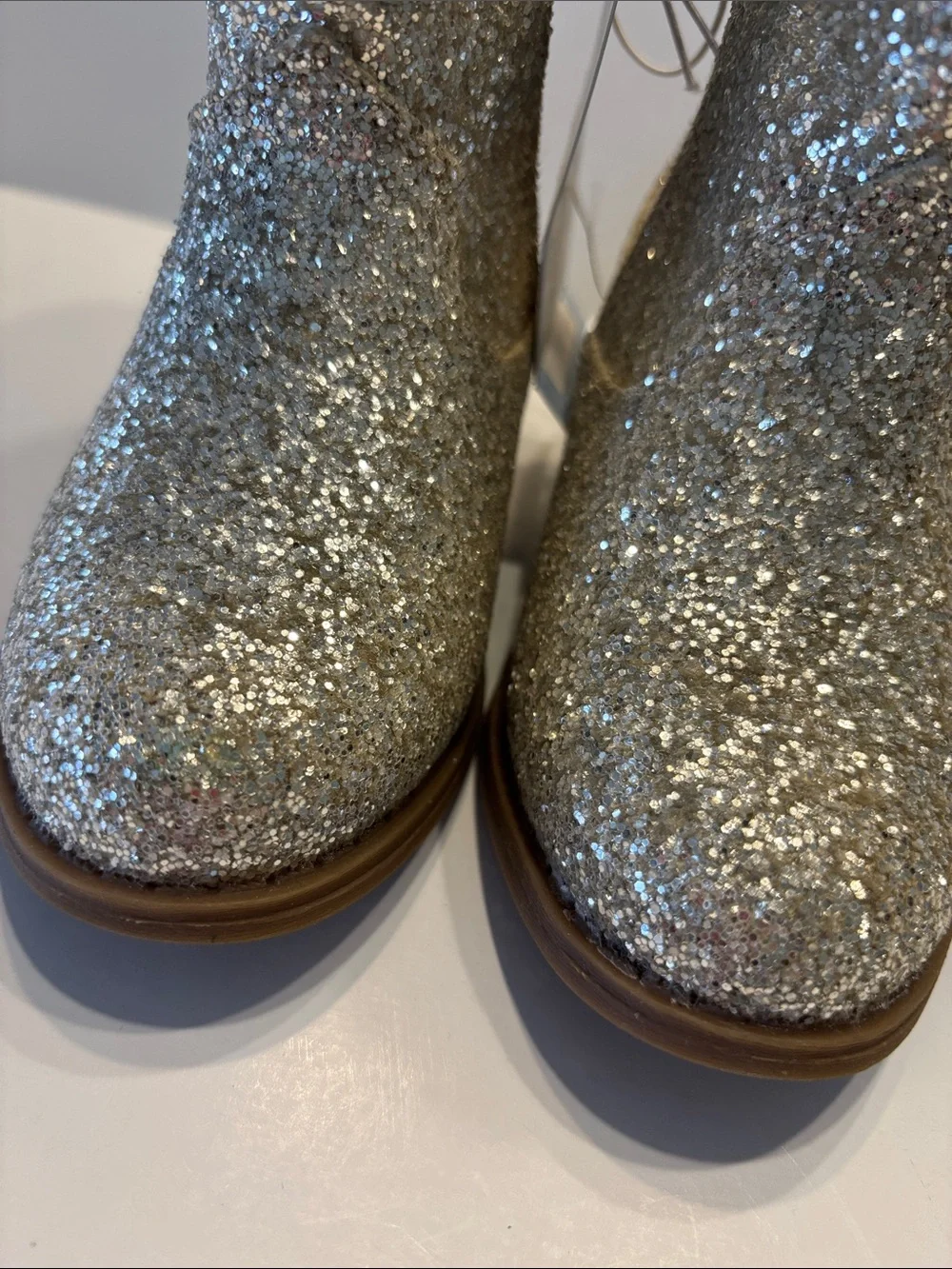 Cat & Jack Toddler Gold Glitter Dallas Cowboy Boot with Pink Accents